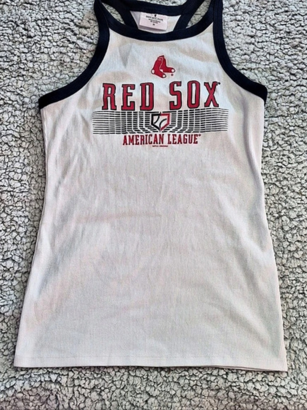 Soft as a Grape Boston Red Sox American League tank top Red Sox Tank Top in